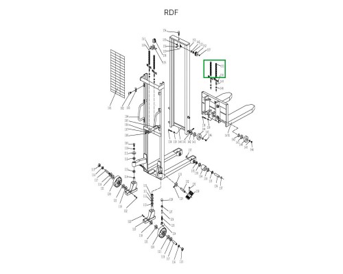 Цепь гидроузла для RDF1016