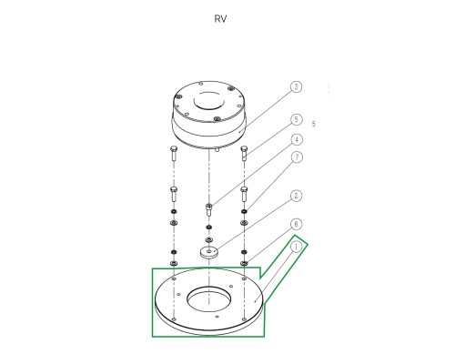 Электромагнитный тормоз для ричтрака RV (24V)