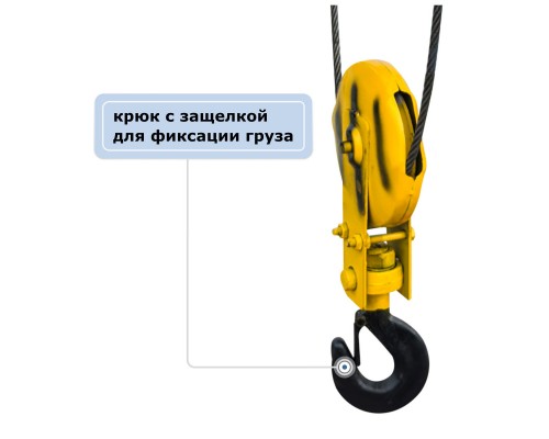 Таль электрическая канатная GEARSEN CD 5,0т, 9м (380В)