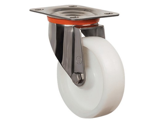 Колесо большегрузное нейлоновое EZ01 HKZ 125 (INOX)