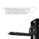 Самоходный электроштабелер PROLIFT M2 SDK 1536 li-ion со свободным подъемом