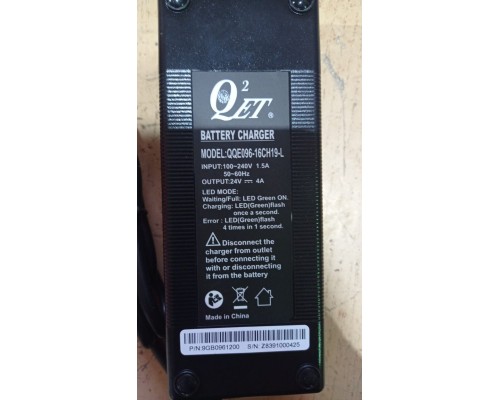 Зарядное устройство для тележек PPT15-2 24V/4А РОССИЯ (Charger)
