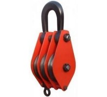 Блок монтажный трехрольный с ушком TOR HQLK 3-50 К3 50т