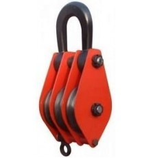 Блок монтажный трехрольный с ушком TOR HQLK 3-50 К3 50т