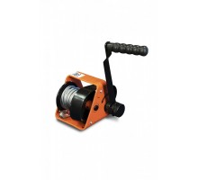 Лебедка ручная барабанная с тросом  300кг  20м со съемной ручкой TOR GR