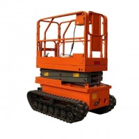 Подъемник ножничный самоходный гусеничный  450 кг 8/10 м TOR GTJZ0810LD  DC аккумуляторный