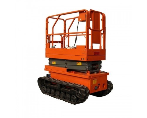 Подъемник ножничный самоходный гусеничный  200 кг 4,5/6,5 м TOR GTJZ0406ZS DC аккумуляторный