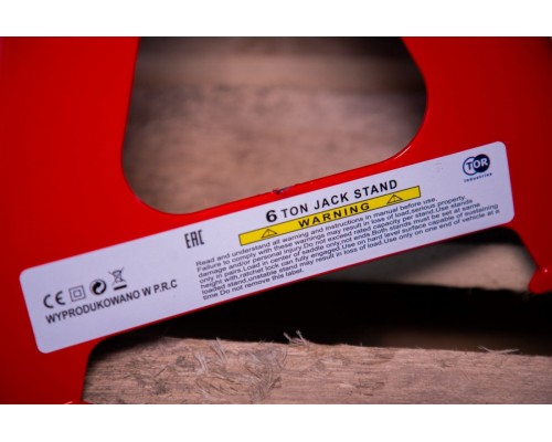 Подставка страховочная TOR 6T 395-613MM T46001