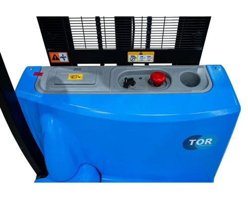 Штабелер самоходный 1,5 т 2,5 м TOR WS15H-2500SC PRO Li-ion 24/60 В/Ач контр. скорости подъема 