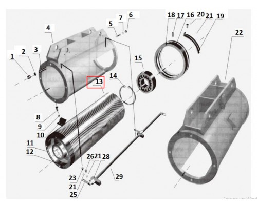 13 Барабан для талей электрических CD1 2,0 т 6 м