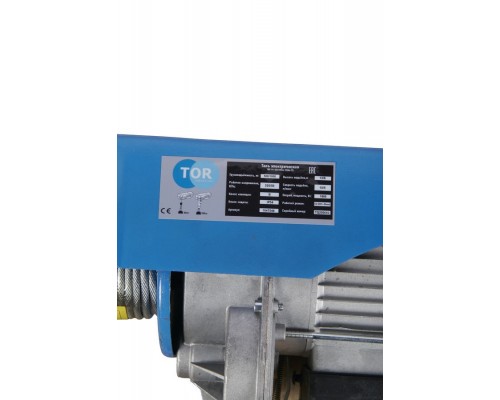 Таль электрическая TOR PA 500/1000 кг 12/6 м