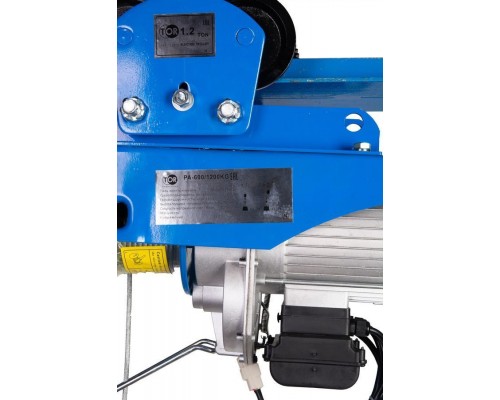 Таль электрическая TOR PA 600/1200 кг 20/10 м (серия Z)