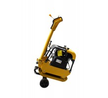 Виброплита реверсивная TOR TK-110 139 кг, 25кН Loncin коврик, колесный комплект