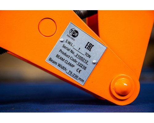 Захват балочный TOR LJ-Q-1 (г/п 1 т)