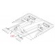 205 Траверса 550 для тележек гидравлических JC (Lever frame)