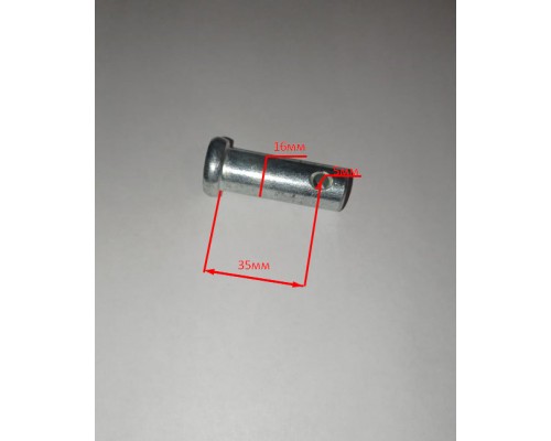 322 Полуось опорной площадки 16х51 для тележек гидравлических JC (Bearing board connecting shaft)