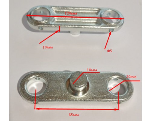 3 Боковая пластина передних колёс для тележки EPT (Tandem Mounting Plate 30102027)