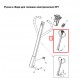 3 Ручка в сборе для самоходной тележки EPT15H/18H (Handle assy. 31101083)
