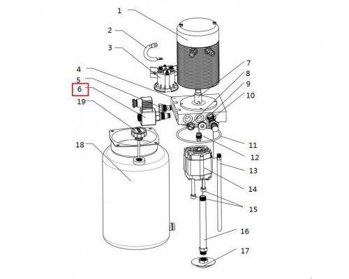 6 Магнитный клапан для штабелёра WS/IWS (Magnetic valve)