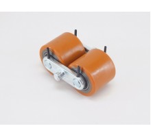 8 Подвилочные колёса 80х70 в сборе для тележки EPT (Double PU Loading Wheel ASY. 30101025)