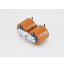 8 Подвилочные колёса 80х70 в сборе для тележки EPT (Double PU Loading Wheel ASY. 30101025)