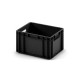 Пластиковый ящик 400х300х220 (EC-4322) черный с усиленным дном