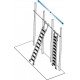 Стеллажная лестница для круглой шины KRAUSE Stabilo 10 ступ. 819352