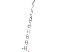 Двухсекционная алюминиевая раздвижная лестница с перекладинами KRAUSE FABILO Trigon 2х18 129352