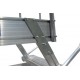 Лестница алюминиевая передвижная с платформой односторонняя KRAUSE CORDA 5 ст. 820037
