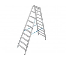 Двухсторонняя стремянка усиленная профессиональная KRAUSE STABILO R13 2х10 136206