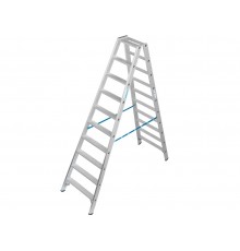 Двухсторонняя стремянка усиленная профессиональная KRAUSE STABILO R13 2х10 136206