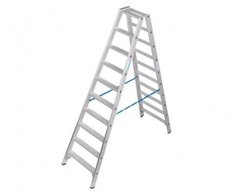 Двухсторонняя стремянка усиленная профессиональная KRAUSE STABILO R13 2х10 136206