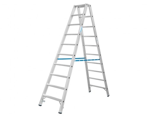 Двухсторонняя стремянка усиленная профессиональная KRAUSE STABILO R13 2х10 136206