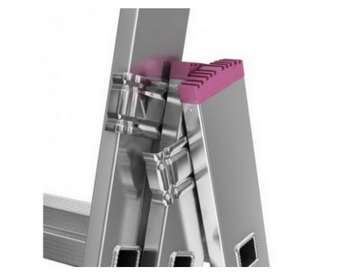 Алюминиевая трехсекционная лестница с функцией лестничных пролетов KRAUSE CORDA 3х11 013422