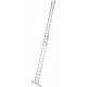 Двухсекционная алюминиевая раздвижная лестница с перекладинами KRAUSE FABILO Trigon 2х15 129321