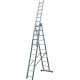 Алюминиевая трехсекционная лестница KRAUSE CORDA 3х11 010421