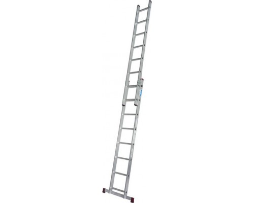 Двухсекционная выдвижная лестница с траверсой KRAUSE CORDA 2х8 032188