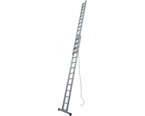 Двухсекционная, вытягиваемая тросом, лестница KRAUSE CORDA 2х14 030511