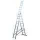 Алюминиевая трехсекционная лестница с функцией лестничных пролетов KRAUSE CORDA 3х10 013408