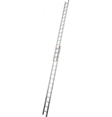 Двухсекционная алюминиевая раздвижная лестница с перекладинами KRAUSE FABILO MONTO 2х15 120939, 120564