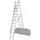 Лестница трехсекционная универсальная алюминиевая профессиональная KRAUSE STABILO 3х10 133762, 123947
