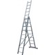 Алюминиевая трехсекционная лестница KRAUSE CORDA 3x9 010391