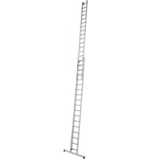 Двухсекционная лестница с перекладинами, выдвигаемая тросом KRAUSE STABILO 2х18 133878, 123428