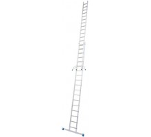 Двухсекционная раздвижная лестница с перекладинами KRAUSE STABILO 2х18 133359, 123176