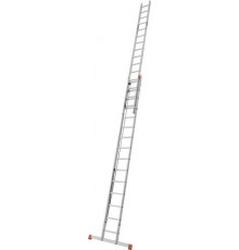 Двухсекционная алюминиевая лестница, вытягиваемая тросом ROBILO KRAUSE MONTO 2х15 129840, 120663