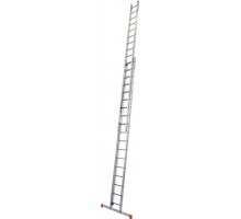 Двухсекционная алюминиевая лестница, вытягиваемая тросом ROBILO KRAUSE MONTO 2х18 129871, 120670