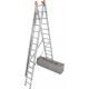 Лестница трехсекционная универсальная алюминиевая с функцией лестничных пролетов TRIBILO KRAUSE MONTO 3x12* 120977, 121257