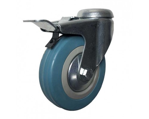 Колесная опора и колесо аппаратное поворотное с тормозом SChgb55 (L)