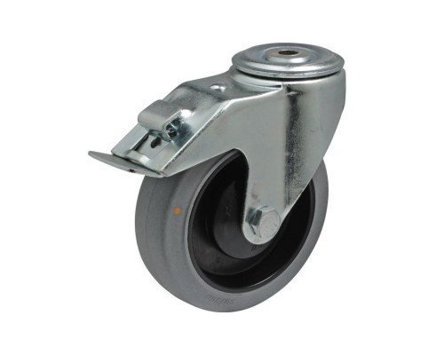 Колесо и колесная опора Colson-3300-PC-125-F18-EL с тормозом