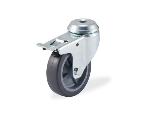 Колесо и колесная опора KAMA 1700-MTB-050-F18 с тормозом Колесо и колесная опора KAMA 1700-MTB-050-F18 с тормозом